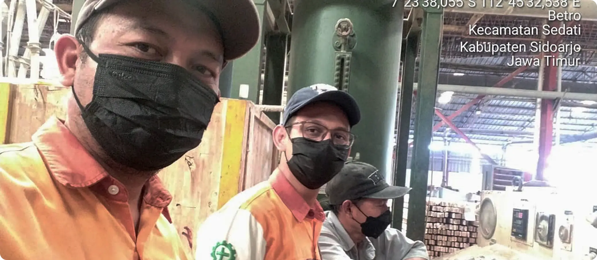 Kegiatan tim Technical Service di Pabrik Sidoarjo, Jawa Timur